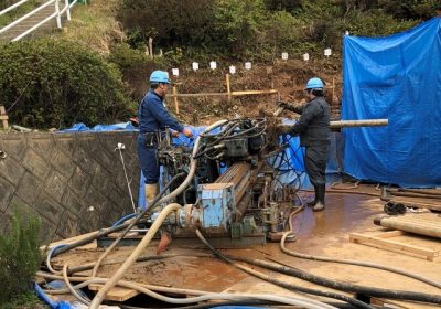 水抜きボーリング工事